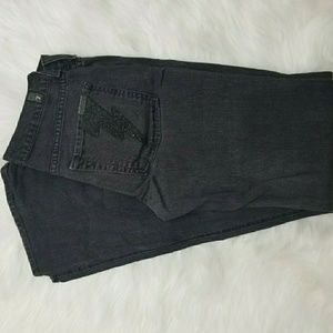 Black 7 FAM Jeans 7 FOR ALL MANKIND Lightning Bolt